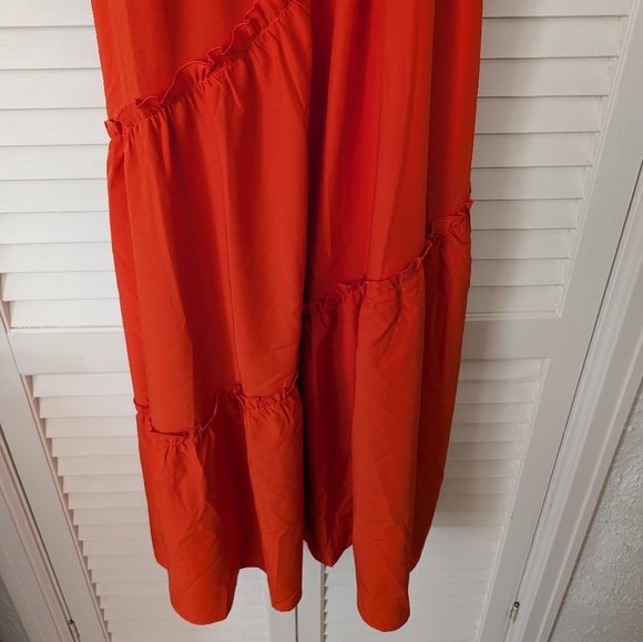 Ces Femme Vibrant Orange Maxi Dress - Picture 4 of 8